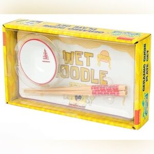 Spongebob Squarepants Krabby Patty Ceramic Sushi Serving plate setNEW